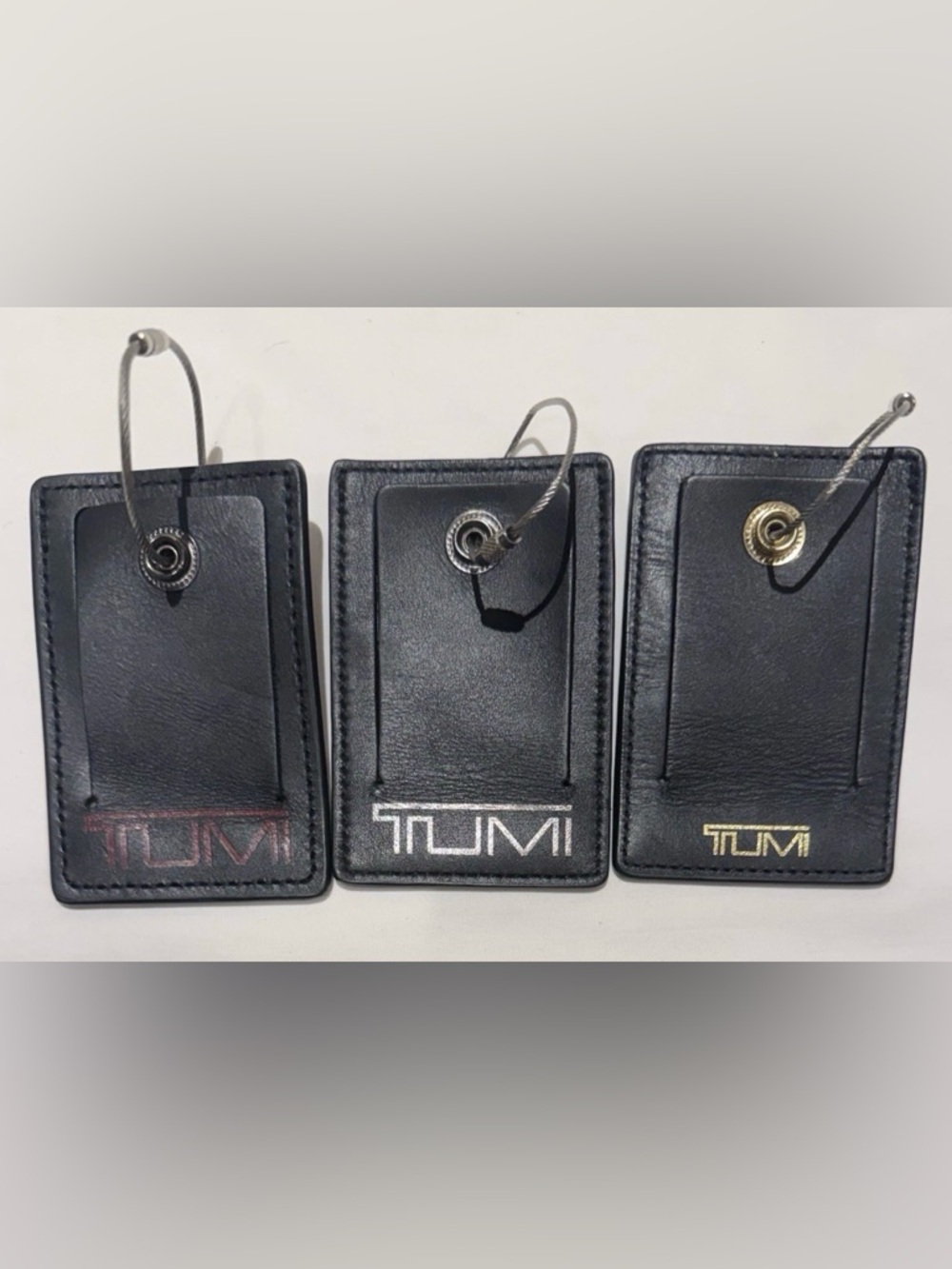 TUMI Pre-Owned Luggage Tags - Lot of 3